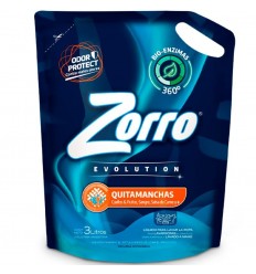 ZORRO EVOLUT. QUITA MANCHAS JABON LIQ. D. PACK