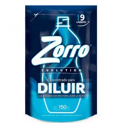 ZORRO JAB. LIQUIDO P/ROPA EVOLUT. D. PACK