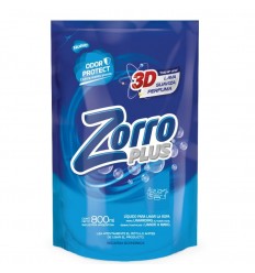 ZORRO PLUS JABON LIQUIDO P/LAV. ROPA D. PACK