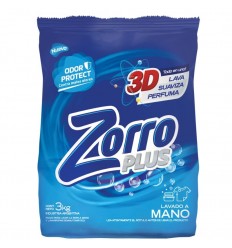 ZORRO PLUS LAV. A MANO JABON EN PVO.