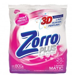 ZORRO BLUE POWER JAB. PVO. LAVADO MATIC 800G