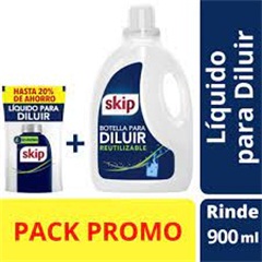 SKIP JABON LIQUIDO P/DILUIR D.PACK + BOTELLA REU