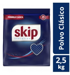 SKIP POLVO P/LAVAR ROPA BAJA ESPUMA