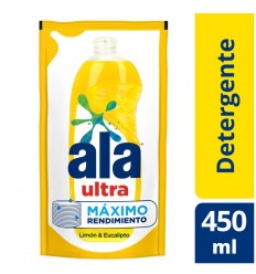 ALA +CONCENT. DET. LAVAVAJ. LIMON D. PACK 450ML