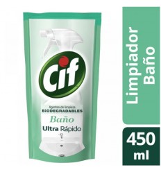 CIF LIMP. LIQ. BANO D. PACK 450ML