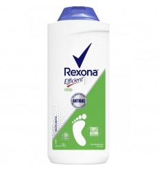 REXONA EFFICIENT TAALCO DESOD. P/PIES FRESH