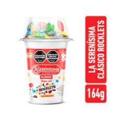 L. SERENISIMA CLASICO YOG. C/ROCKLETS POTE 164 G