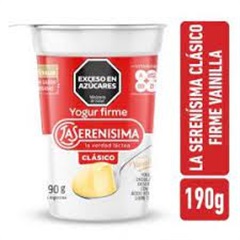 L. SERENISIMA CLASICO YOG. FIRME VAINILLA 190G