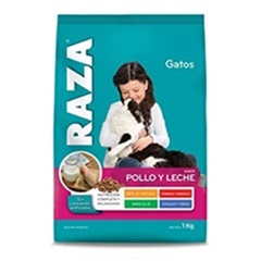 RAZA GATOS POLLO-LECHE 1KG