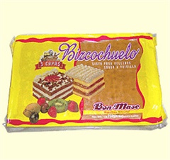 BONMASE 3 CAPAS RECTANG. VAINILLA BIZCOCHUELO
