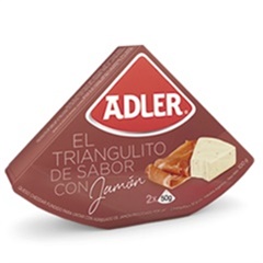 ADLER QUESO FUNDIDO JAMON 2*50G