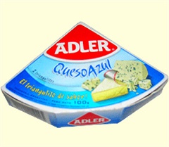 ADLER QUSO FUNDIDO QUESO AZUL 2*50G