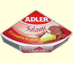 ADLER QUESO FUNDIDO SALAME 2*50G