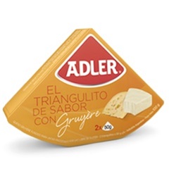 ADLER QUESO FUNDIDO GRUYERE 2*50G
