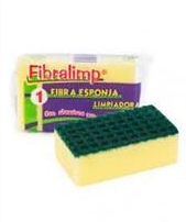 FIBRALIMP FIBRA ESPONJA 100*60*35MM 1UN