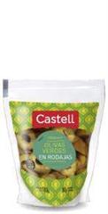 CASTELL ACEITUNA VERDES RODAJAS SACHET 180G