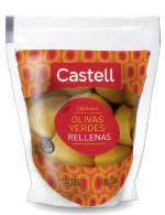 CASTELL ACEITUNAS RELLENAS SACHET 200G