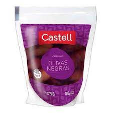 ACEITUNA CASTELL NEGRAS SACHET 200G
