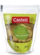 ACEITUNA CASTELL VERDES DESCAROZ.SACHET 180G