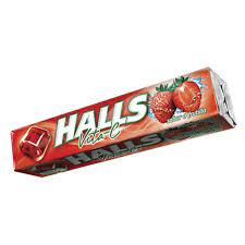 CARAM. HALLS VITAC FRUTILLA