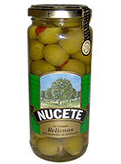 ACEITUNA NUCETE RELLE.C/MORRON.FRASCO 330G