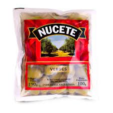 ACEITUNA NUCETE VERDE SACHET 190G