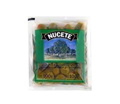 ACEITUNA NUCETE RELLENA SACHET 100G