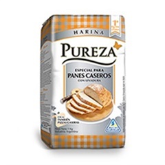 PUREZA ESPECIAL P/PANES CASEROS HARINA C/LEV.1KG