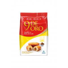 9 DE ORO MINI BUDIN VAINILLA C/D. LECHE 215G.