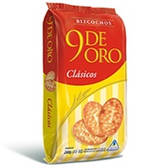 9 DE ORO BIZCOCHOS CLASICO 200G