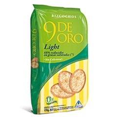 9 DE ORO BIZCOCHOS LIGHT
