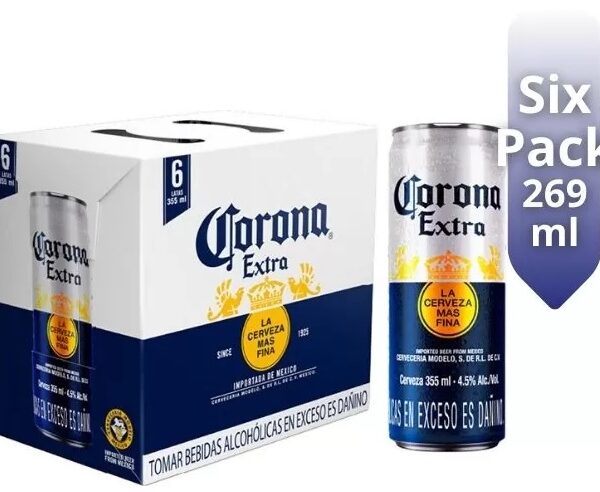 CORONA PACK CERVEZA LATA 6*269ML