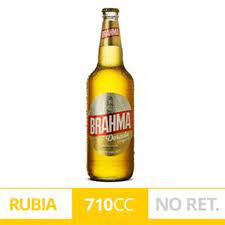 BRAHMA DORADA CERVEZA LIVIANA BOT. DESCART.