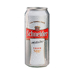 CERV. SCHNEIDER RUBIA LATA