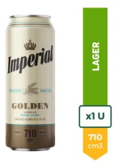 IMPERIAL GOLDEN CERVEZA RUBIA LIGERA LATA 710CC