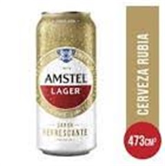 AMSTEL LAGER CERVEZA EN LATA 710CC