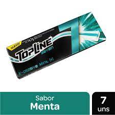 CHICLE TOPLINE SEVEN XPLOSIVE MINT 14G