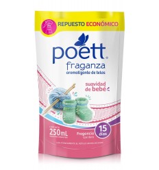 POETT FRAG.S.BEB AROM.TELA REPUESTO D.PACK 250ML