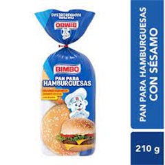 PAN BIMBO HAMBURGUESA *4