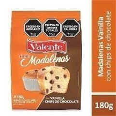 VALENTE MADALENAS VAINILLA C/CHIPS DE CHOCOLATE