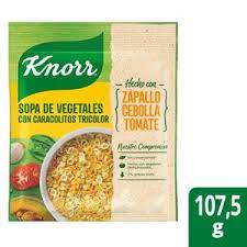 KNORR SOPA FAMIL SOPA VEGET.C/CARAC.TRICOL 107.5G
