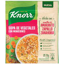 KNORR SOPA FAMIL SOPA FAMIL.VEG.C/MUNICION 78G