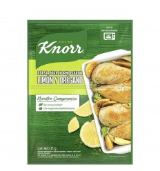 KNORR SAZONADOR SAZONADOR LIMON Y OREGANO 21G