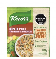 SOPA KNORR FAMIL POLLO.DEDALI.INTEGRALES 80G