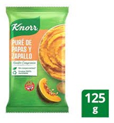 KNORR PURE DE PAPAS Y ZAPALLO