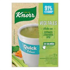 KNORR SOPA QUICK BALANCE VEGETALES