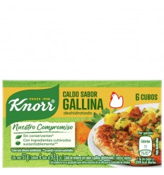 KNORR CALDO SABOR GALLINA *6
