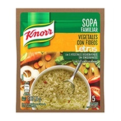 SOPA KNORR FAMIL VEGET.C/LETRAS 107.5G