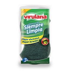 ESPONJA VIRULANA SIMP.LIMPIA 125*73*25MM 1UN