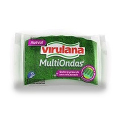 ESPONJA VIRULANA MULTIONDAS 106X63X22MM 1UN